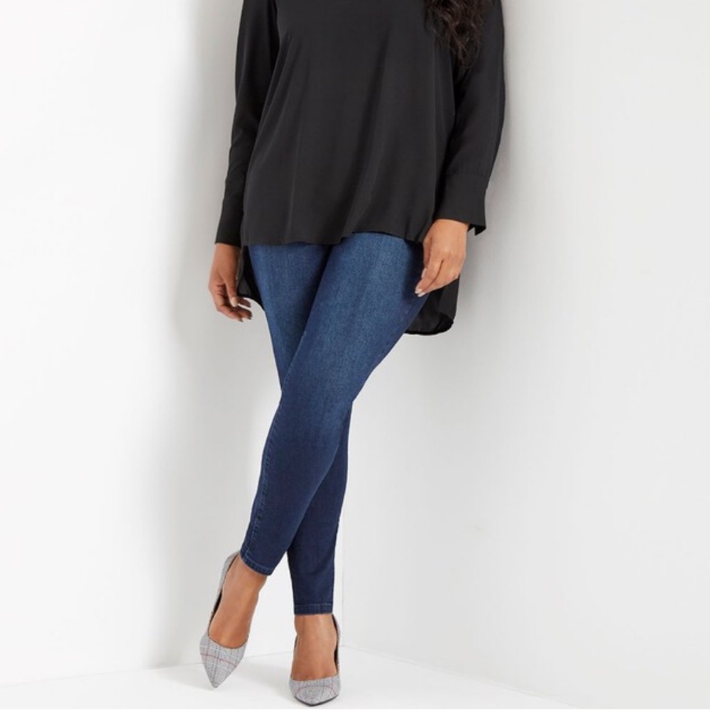 Eloquii - classic fit sculpting skinny jeans- size 18 G - gena fit - item # 26
